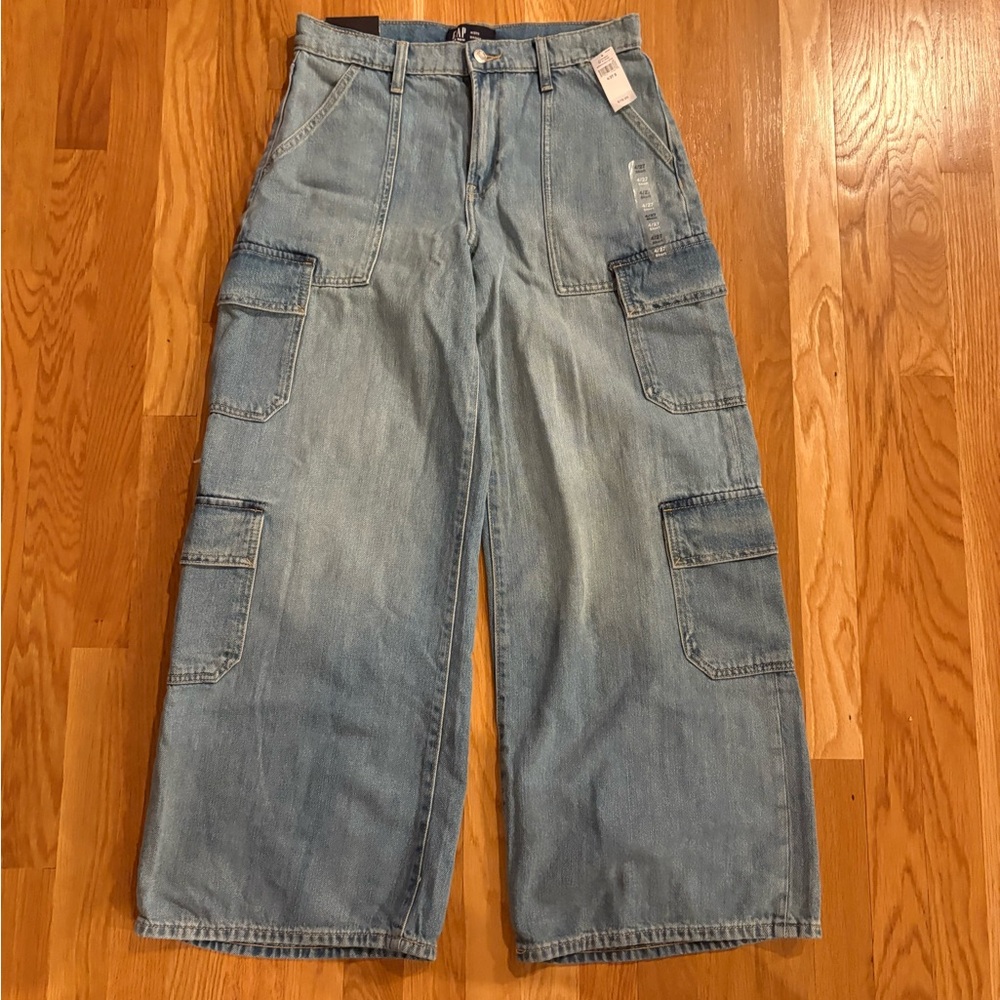 GAP Baggy Denim Cargo Jeans